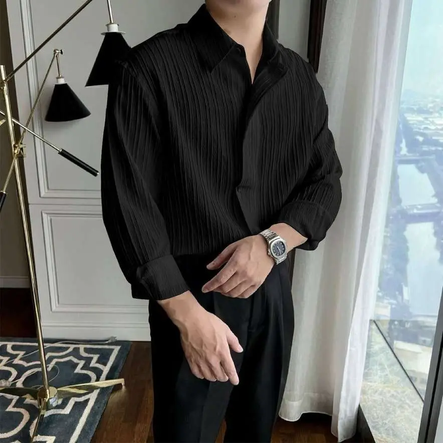 Adire Luxe  Men Regular Fit Striped Spread Collar Casual Shirt